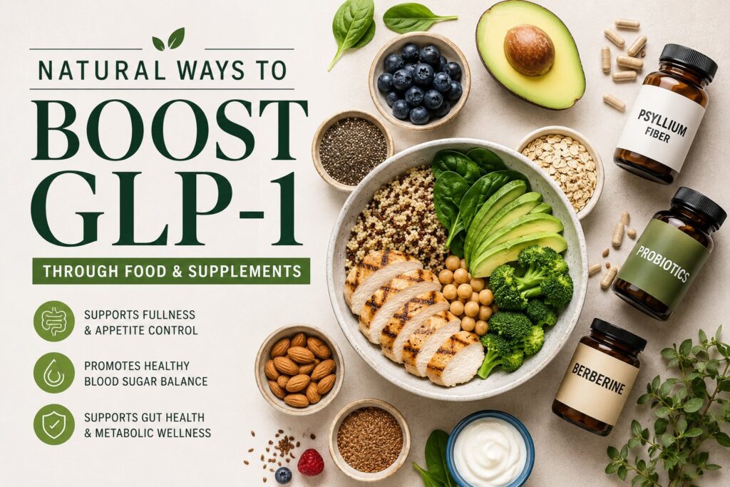 Natural Ways to Boost GLP-1 with Food and Supplements